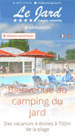 Mobile Screenshot of campingdujard.fr